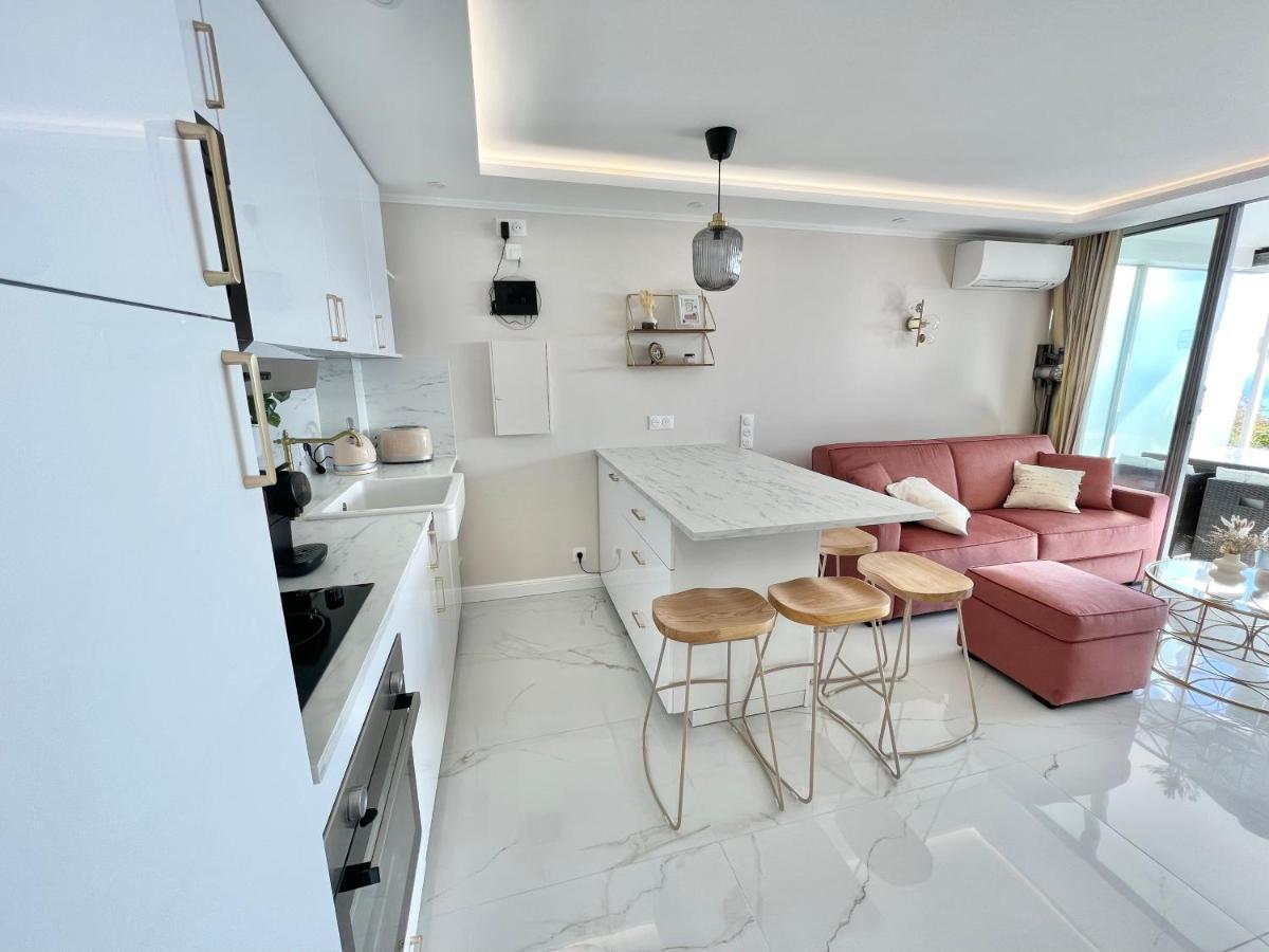 Luxueux Appartement - Vue Mer - Piscine - Free Parking - Monaco Cap-d'Ail Eksteriør billede