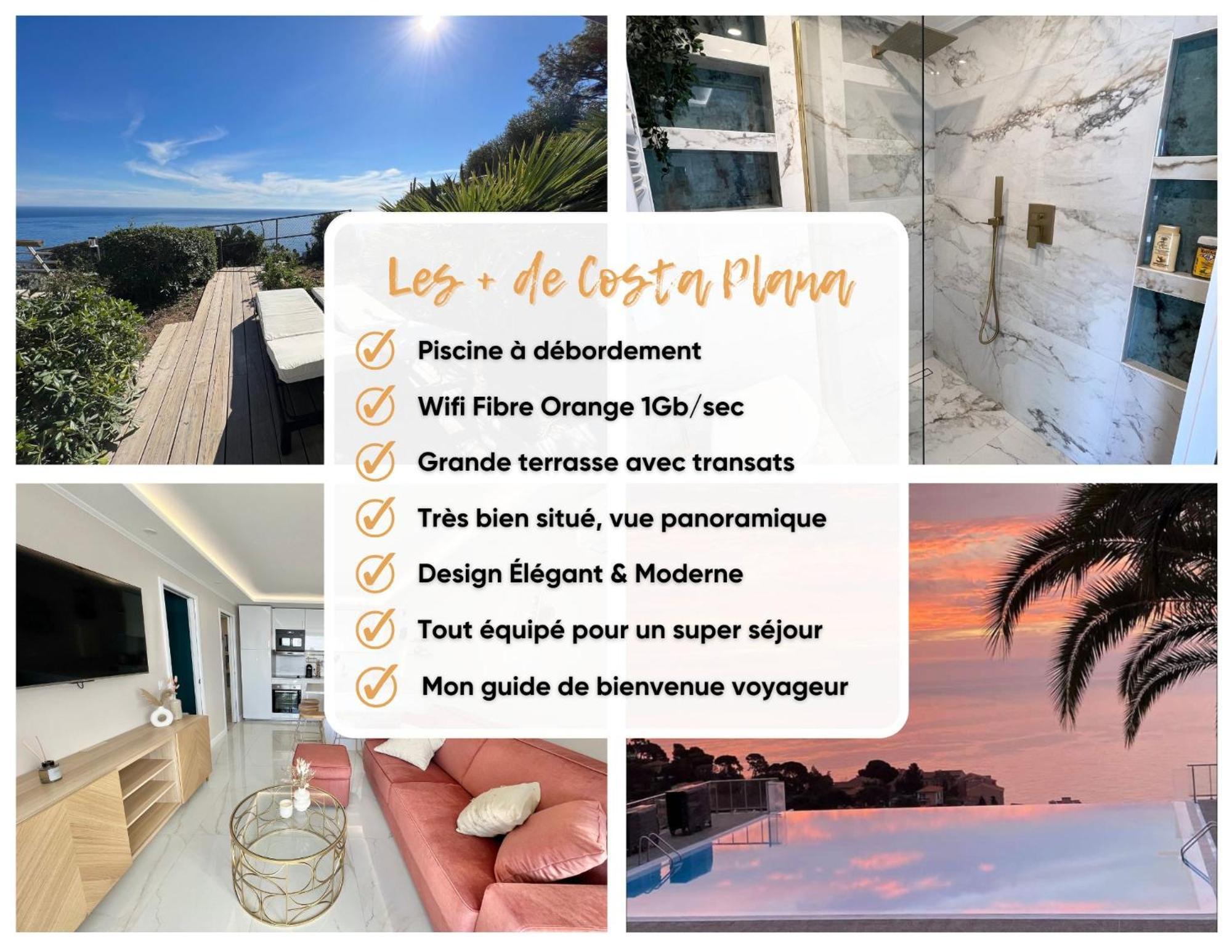 Luxueux Appartement - Vue Mer - Piscine - Free Parking - Monaco Cap-d'Ail Eksteriør billede